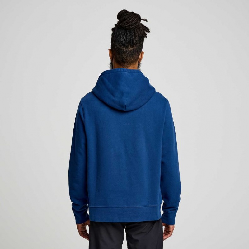 Saucony Recovery Men's Hoodie Indigo | KSA VHANI