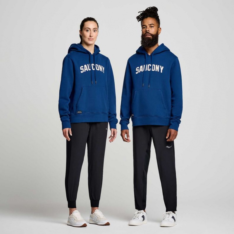 Saucony Recovery Men's Hoodie Indigo | KSA VHANI