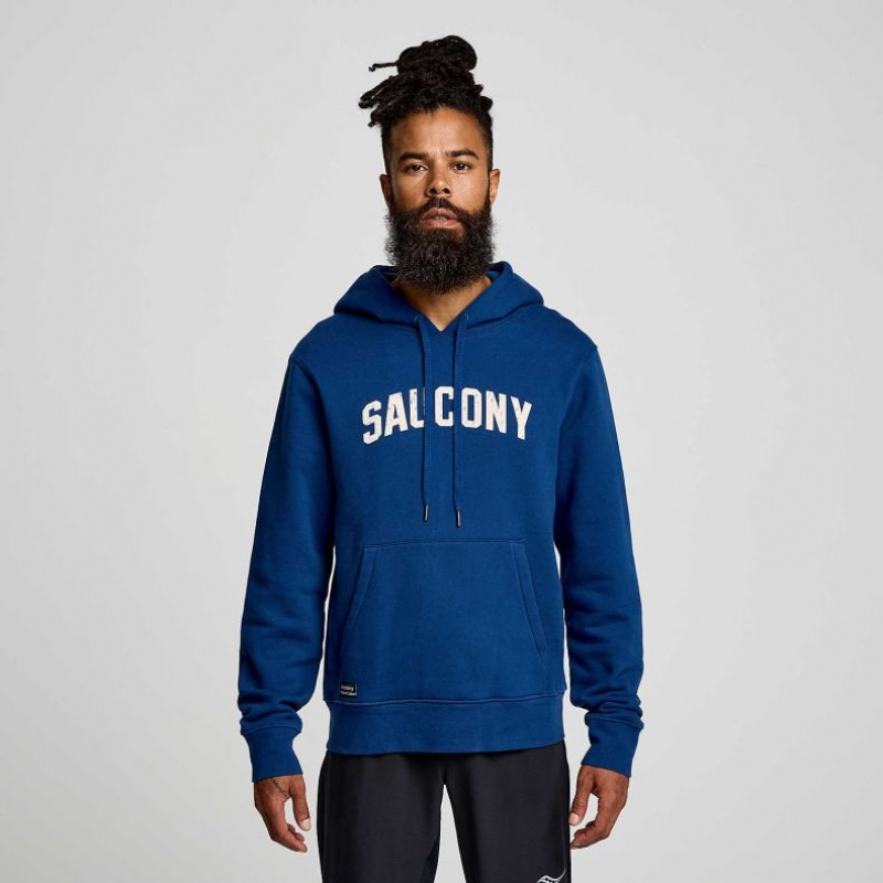 Saucony Recovery Men\'s Hoodie Indigo | KSA VHANI