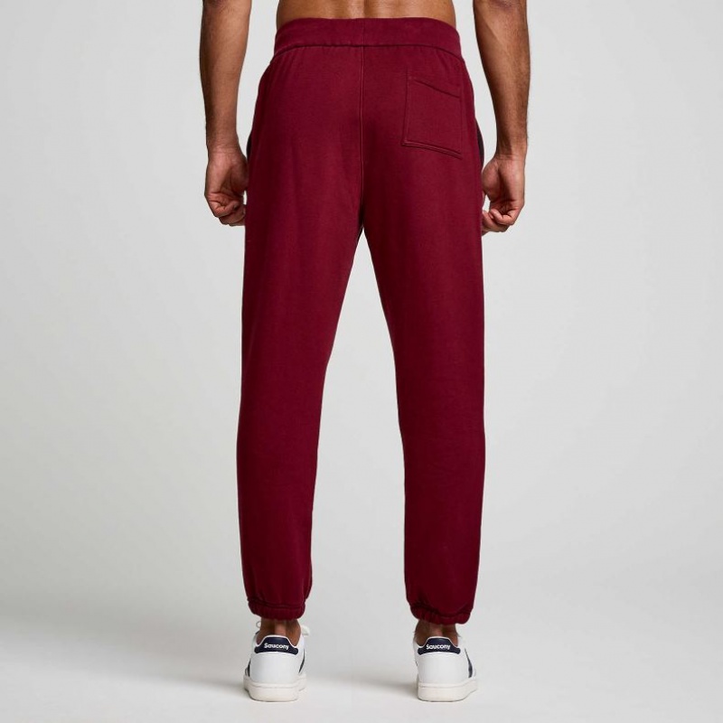 Saucony Recovery Men's Jogger Burgundy | KSA SGRLM