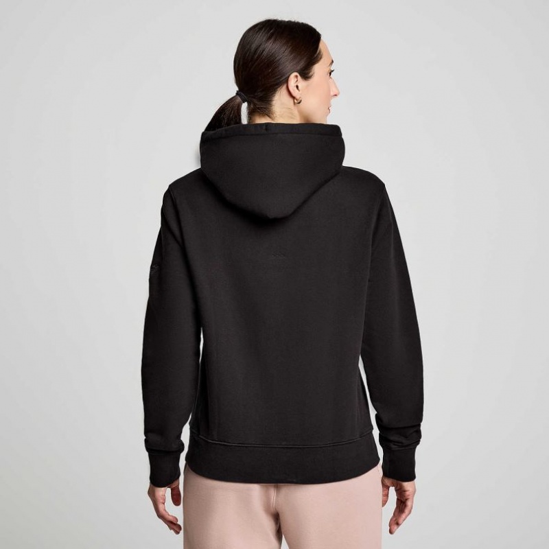 Saucony Recovery Women's Hoodie Black | Jeddah ZHLDQ