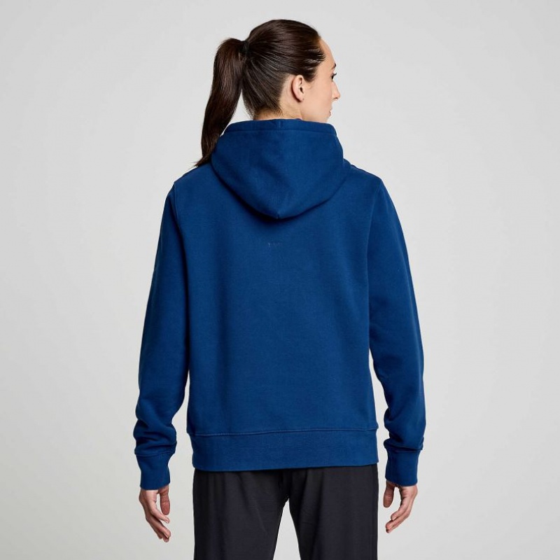 Saucony Recovery Women's Hoodie Indigo | KSA RVAEF