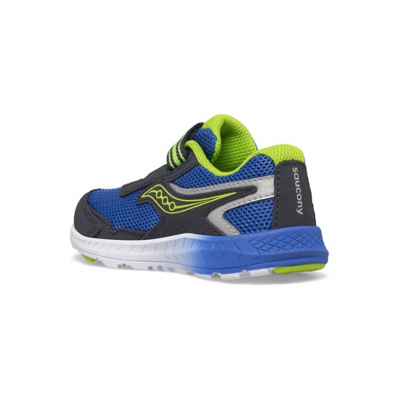 Saucony Ride 10 Jr. Big Kids' Sneakers Navy / Green | Jeddah SANDO