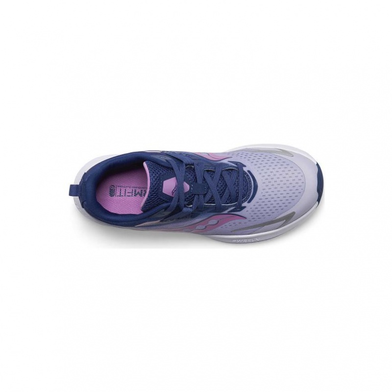 Saucony Ride 15 Big Kids' Sneakers Purple / Indigo | KSA SZCRP