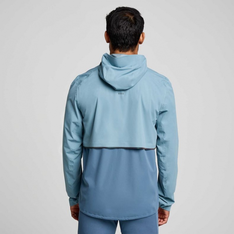 Saucony Runshield Men's Jacket Blue | Jeddah WURIT