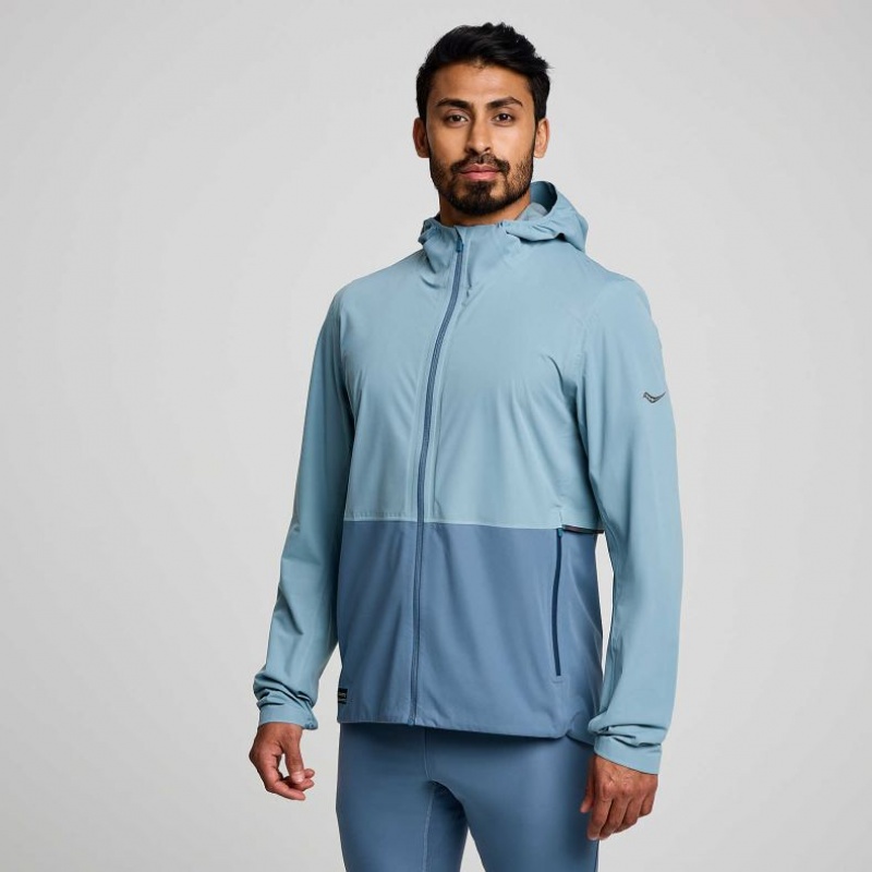 Saucony Runshield Men\'s Jacket Blue | Jeddah WURIT