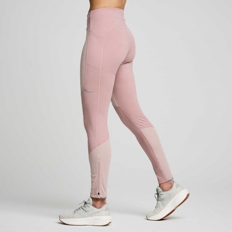 Saucony Runshield Women's Tight Pink | KSA JPMBE