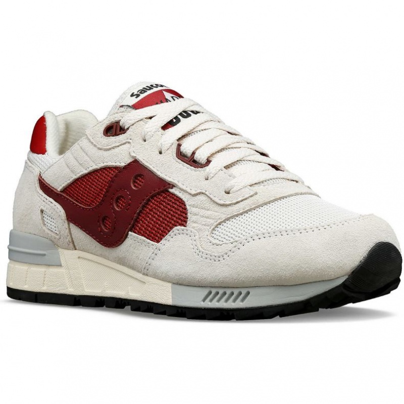 Saucony Shadow 5000 Men's Sneakers White / Red | Jeddah PSOVM