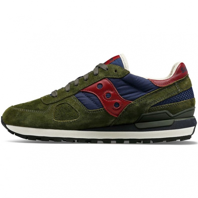 Saucony Shadow Original Premium Men's Sneakers Olive | Riyadh DVXJK