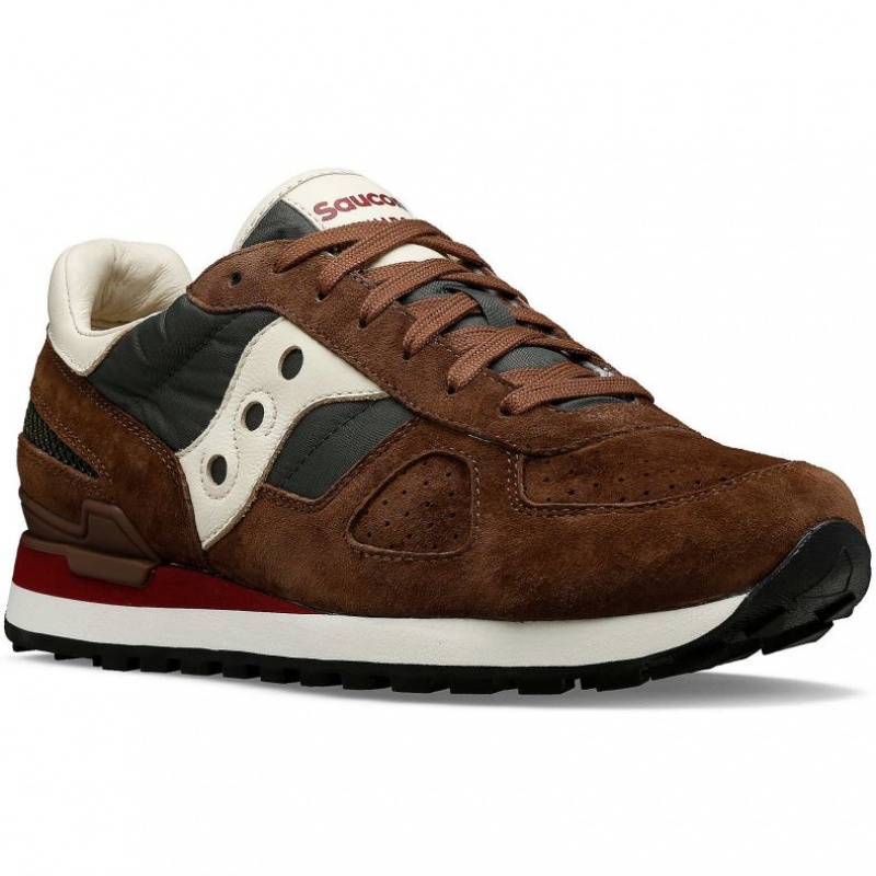 Saucony Shadow Original Premium Men's Sneakers Brown | Jeddah FOIUV