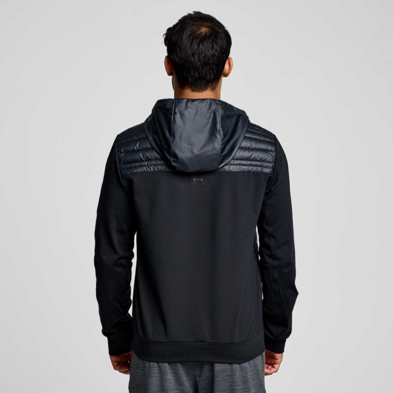 Saucony Solstice Oysterpuff Men's Hoodie Black | Riyadh BMZRD