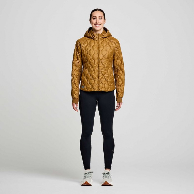 Saucony Solstice Oysterpuff Women's Jacket Brown | KSA XSUKF