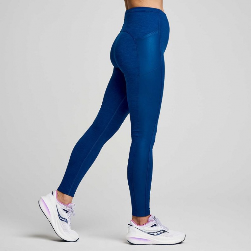 Saucony Solstice Women's Tight Indigo | Jeddah EOSCZ