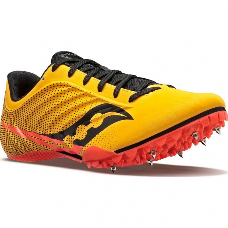 Saucony Spitfire 5 Men's Spikes Yellow | Jeddah UVOTB