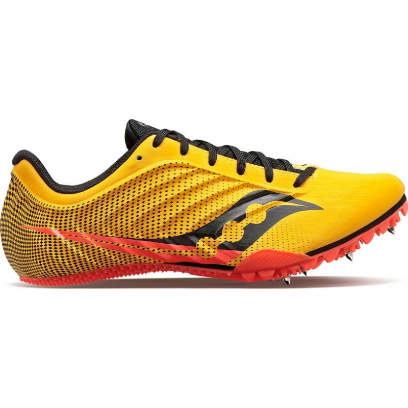 Saucony Spitfire 5 Men\'s Spikes Yellow | Jeddah UVOTB