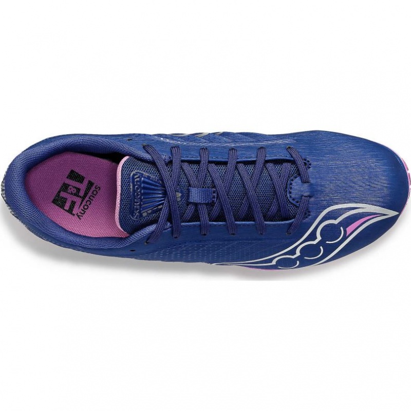 Saucony Spitfire 5 Women's Spikes Indigo | Riyadh FSGZL