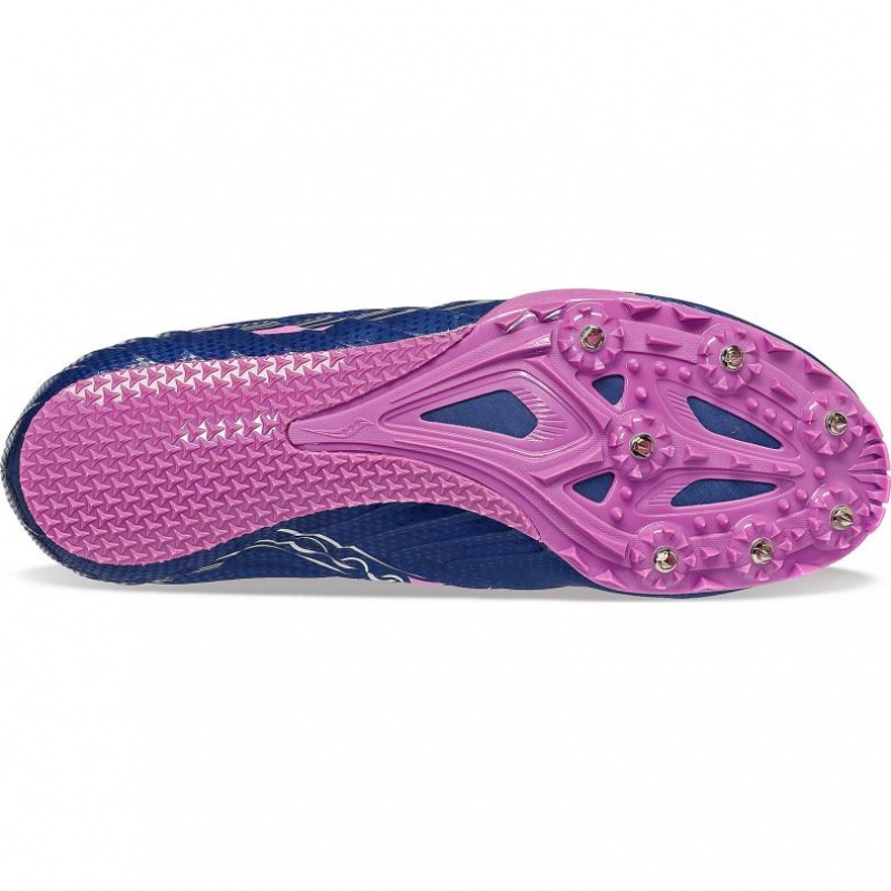 Saucony Spitfire 5 Women's Spikes Indigo | Riyadh FSGZL