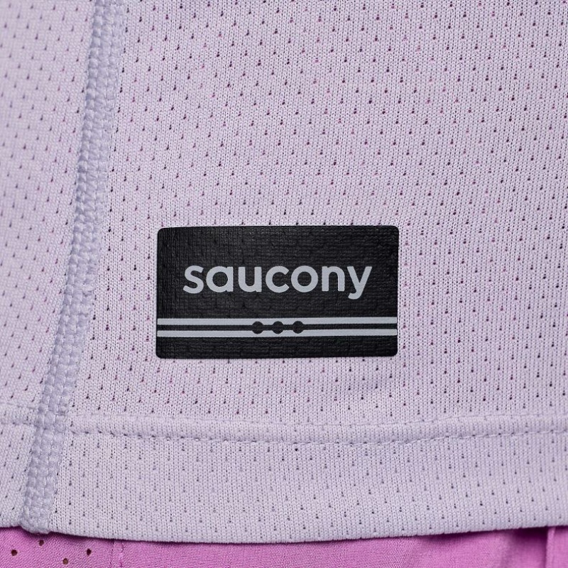 Saucony Stopwatch Women's Singlet Purple | Riyadh PDHUG