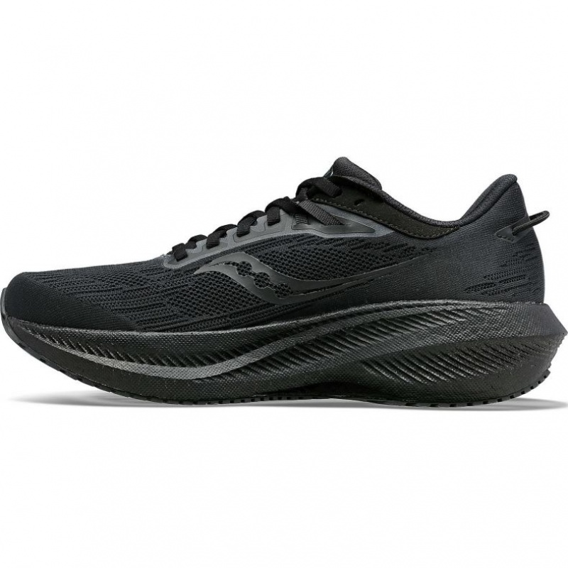 Saucony Triumph 21 Men's Running Shoes Black | Jeddah XCSVH