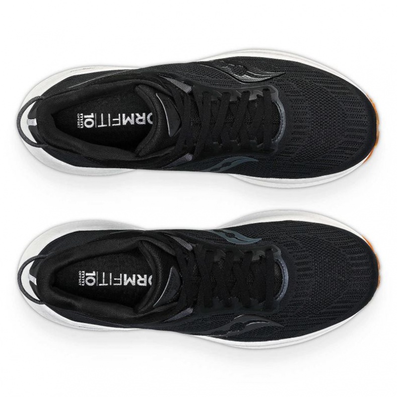 Saucony Triumph 21 Men's Running Shoes Black | Riyadh QVEOB