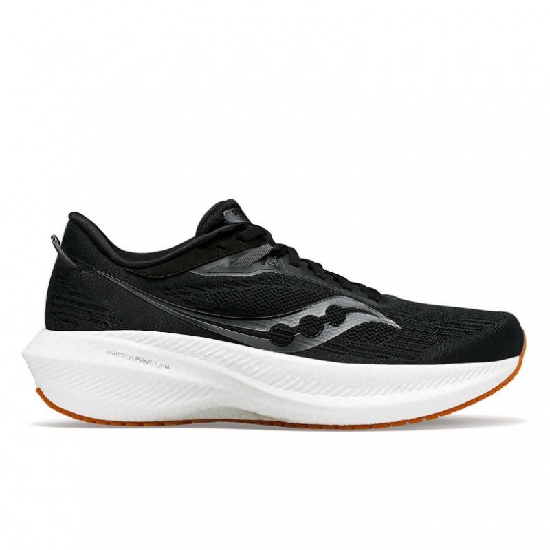 Saucony Triumph 21 Men\'s Running Shoes Black | Riyadh QVEOB