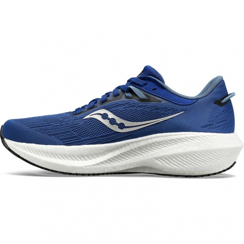 Saucony Triumph 21 Men's Running Shoes Indigo | Jeddah GEHSU