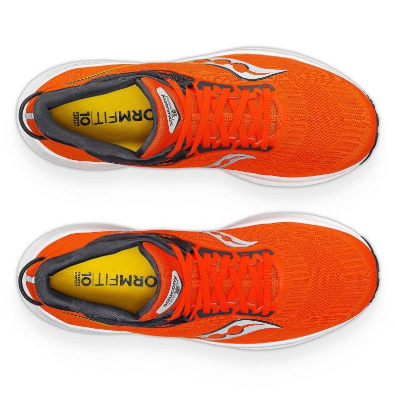 Saucony Triumph 21 Men's Running Shoes Orange | Riyadh DMFUP