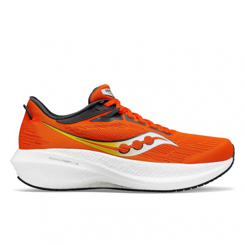 Saucony Triumph 21 Men\'s Running Shoes Orange | Riyadh DMFUP