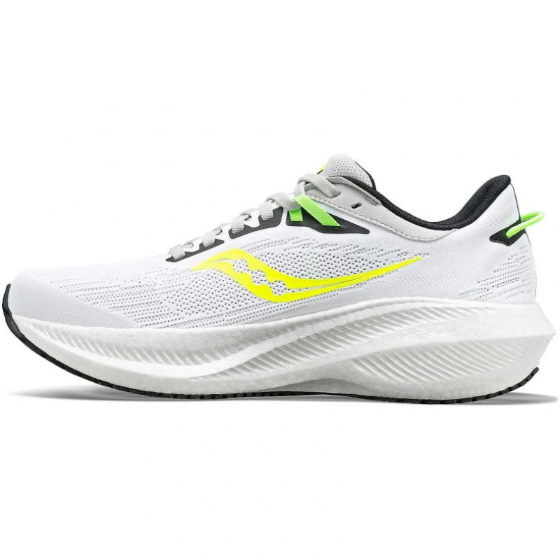 Saucony Triumph 21 Men's Running Shoes White | KSA NXMUW