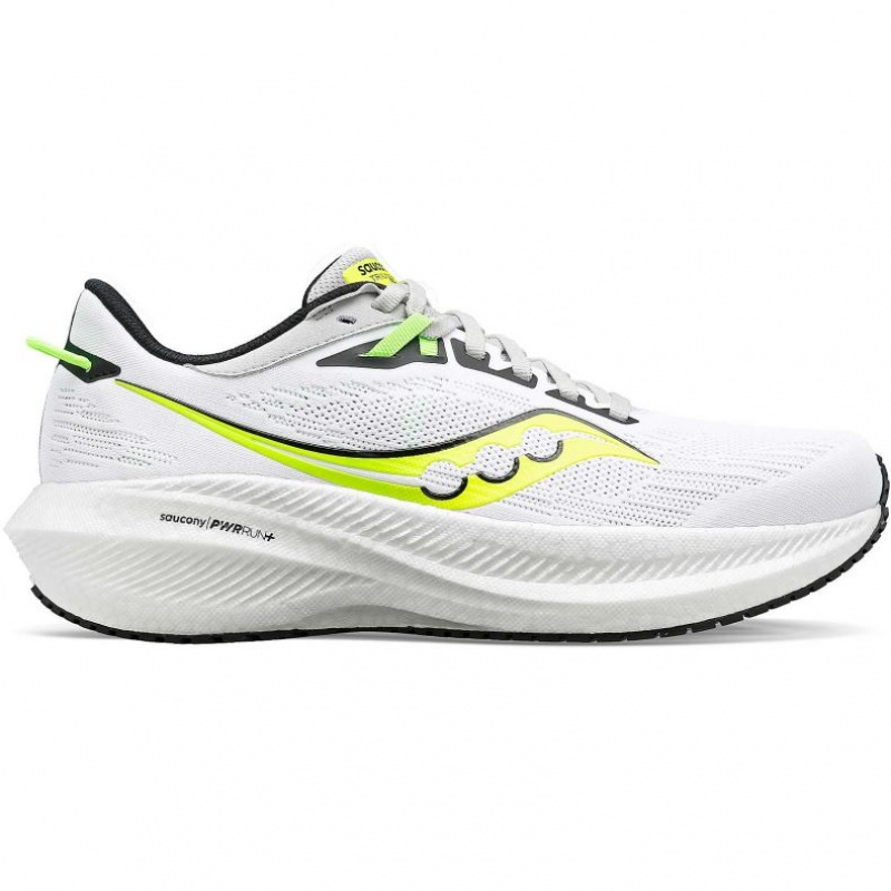 Saucony Triumph 21 Men\'s Running Shoes White | KSA NXMUW