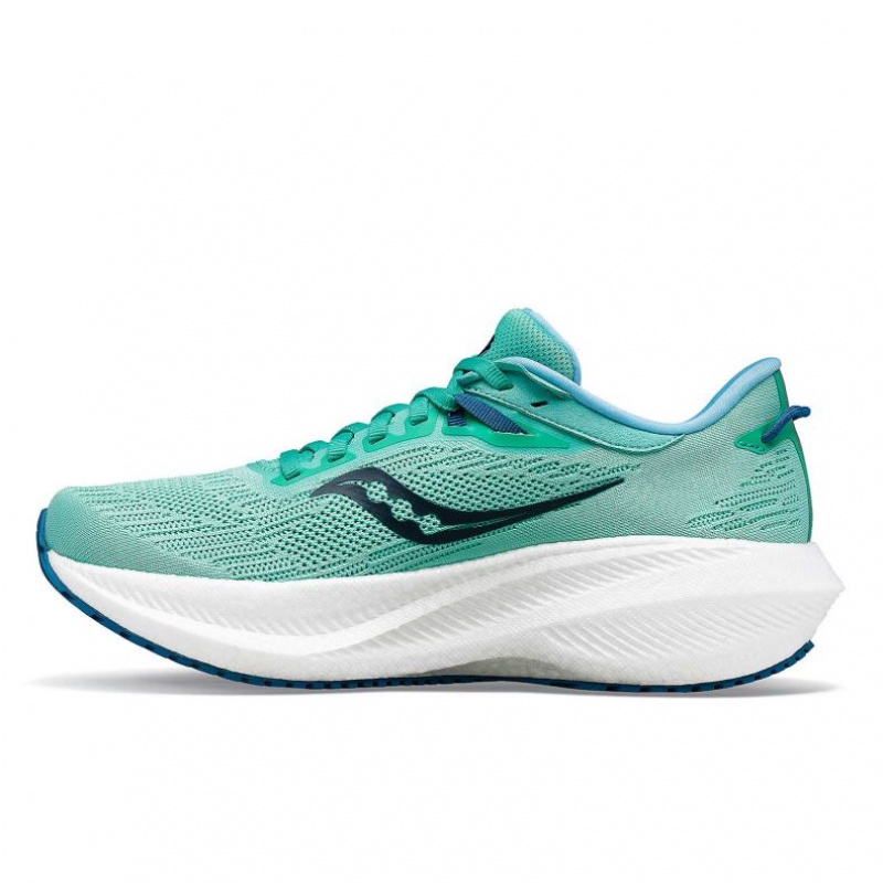 Saucony Triumph 21 Women's Running Shoes Turquoise | Jeddah JCYGE