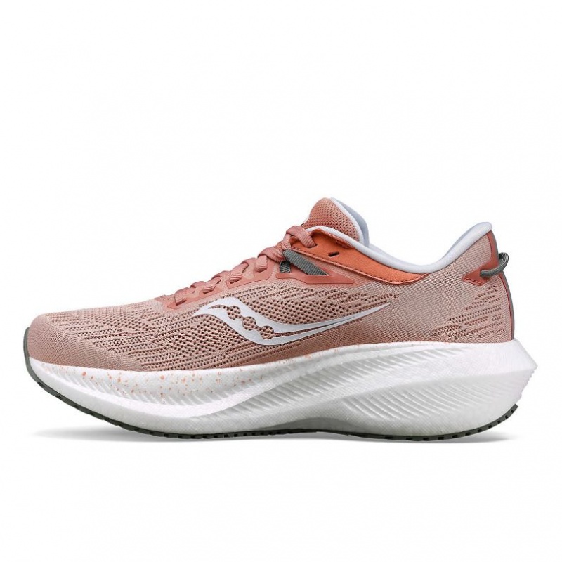 Saucony Triumph 21 Women's Running Shoes Coral | KSA OEGFS