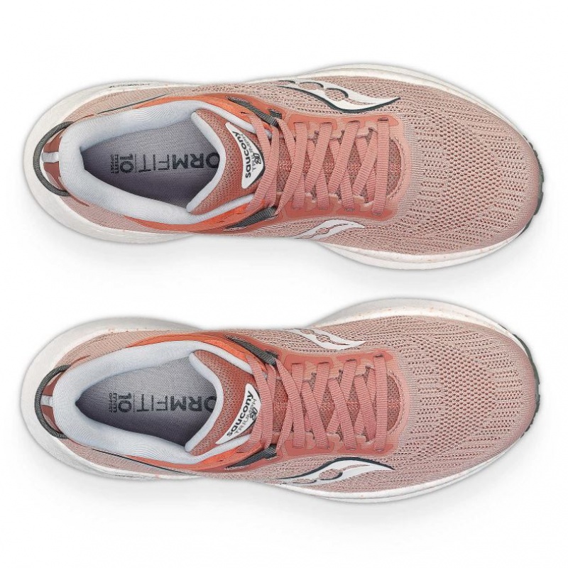 Saucony Triumph 21 Women's Running Shoes Coral | KSA OEGFS