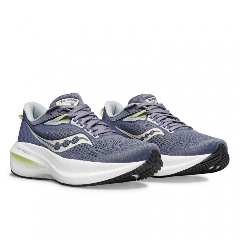 Saucony Triumph 21 Women's Running Shoes Blue | Riyadh KRFCZ