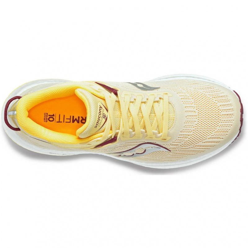 Saucony Triumph 21 Women's Running Shoes Yellow | KSA PKNSI