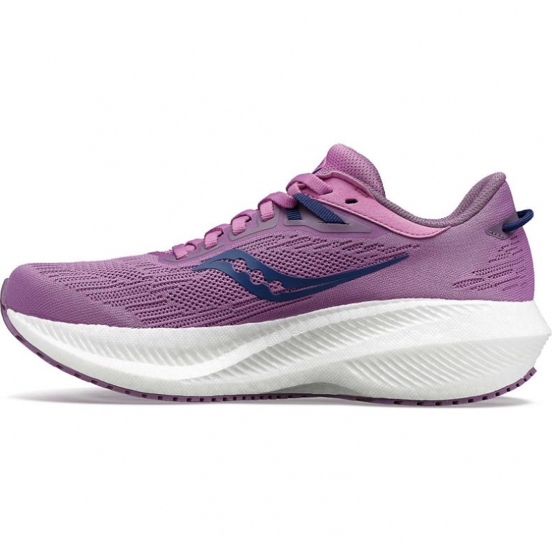 Saucony Triumph 21 Women's Running Shoes Purple | Jeddah NPKIZ