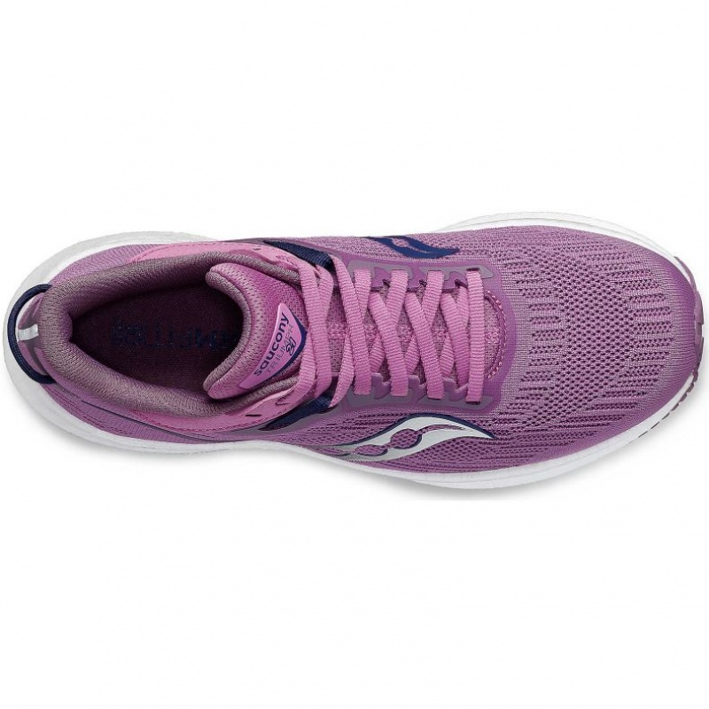 Saucony Triumph 21 Women's Running Shoes Purple | Jeddah NPKIZ