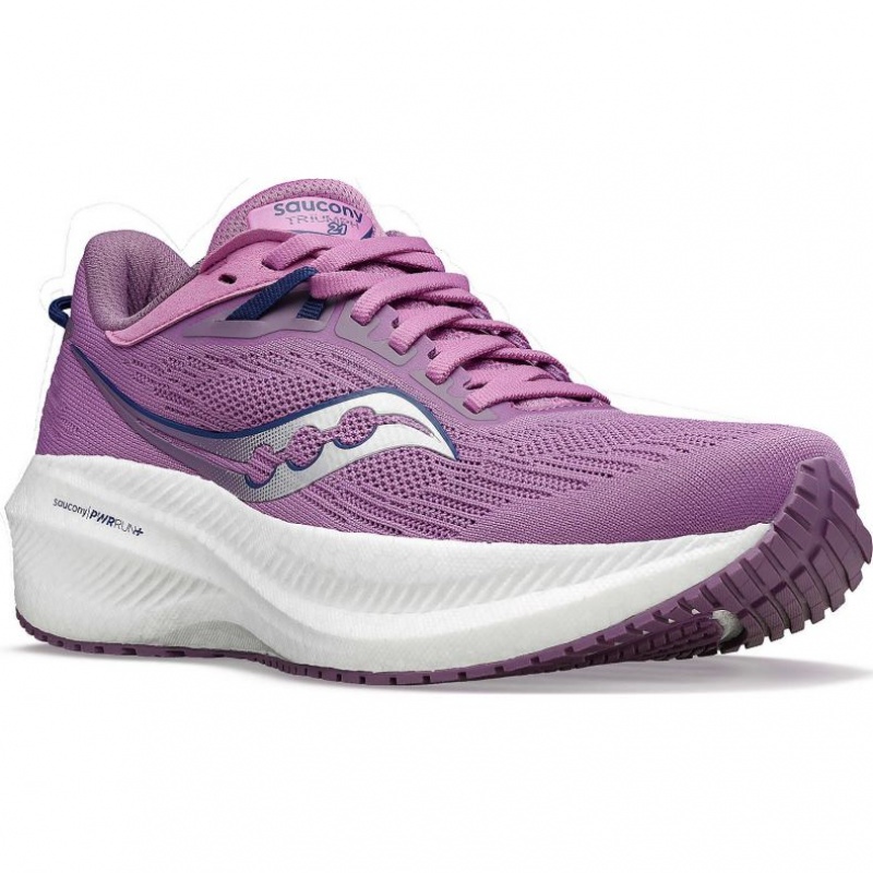 Saucony Triumph 21 Women's Running Shoes Purple | Jeddah NPKIZ