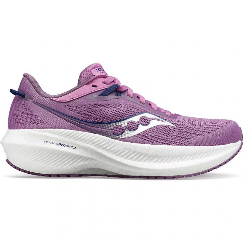 Saucony Triumph 21 Women\'s Running Shoes Purple | Jeddah NPKIZ