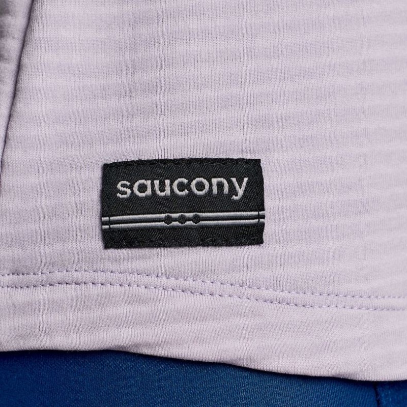 Saucony Triumph 3D Crew Women's Sweatshirt Purple | Jeddah KDHZY