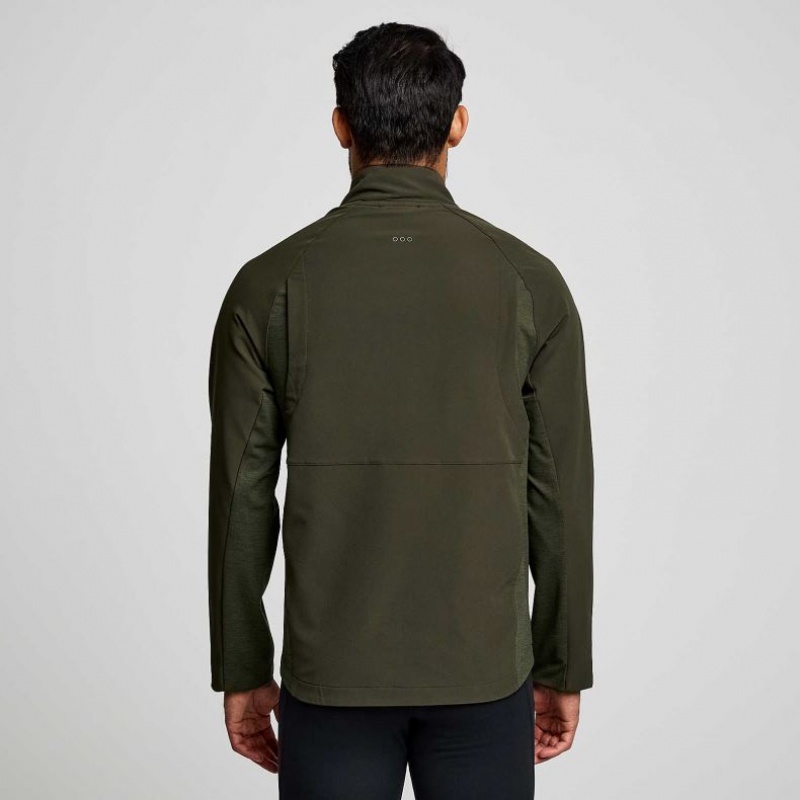 Saucony Triumph Men's Jacket Olive | Riyadh KQVHJ