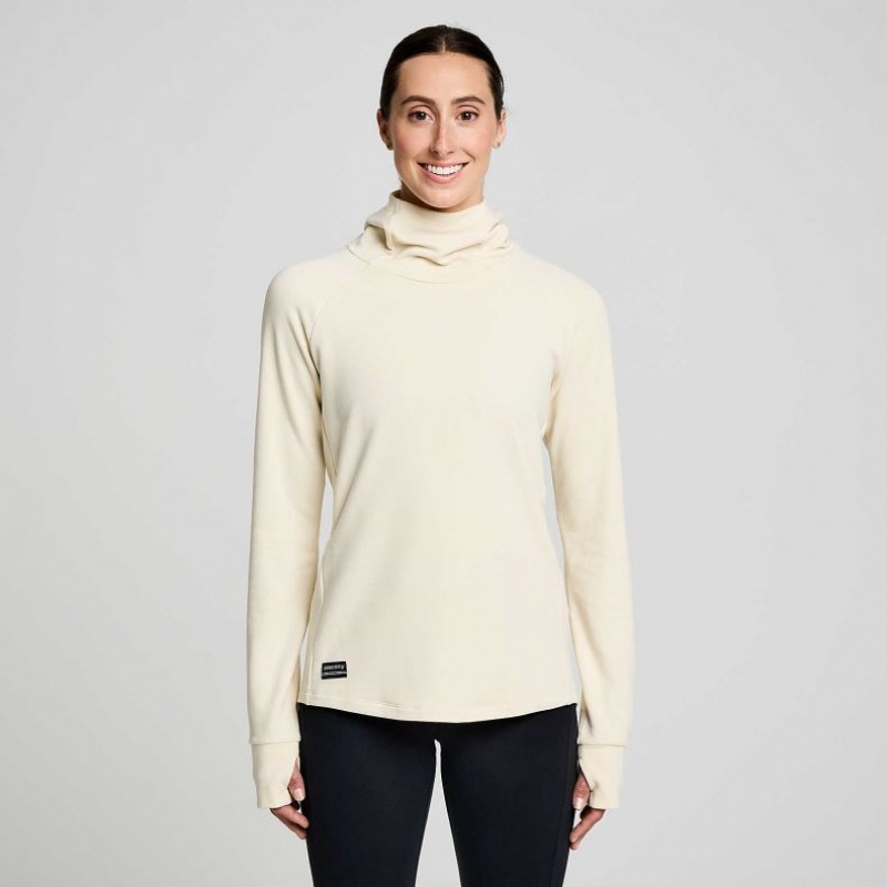 Saucony Triumph Tunic Women\'s Hoodie Beige | Jeddah UJNDH