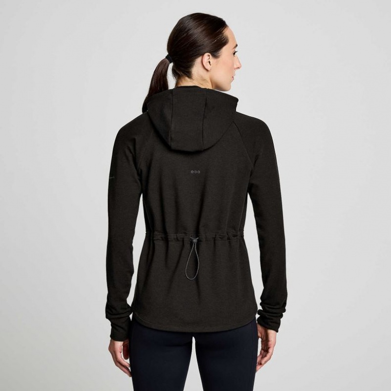 Saucony Triumph Tunic Women's Hoodie Black | Riyadh XICZU