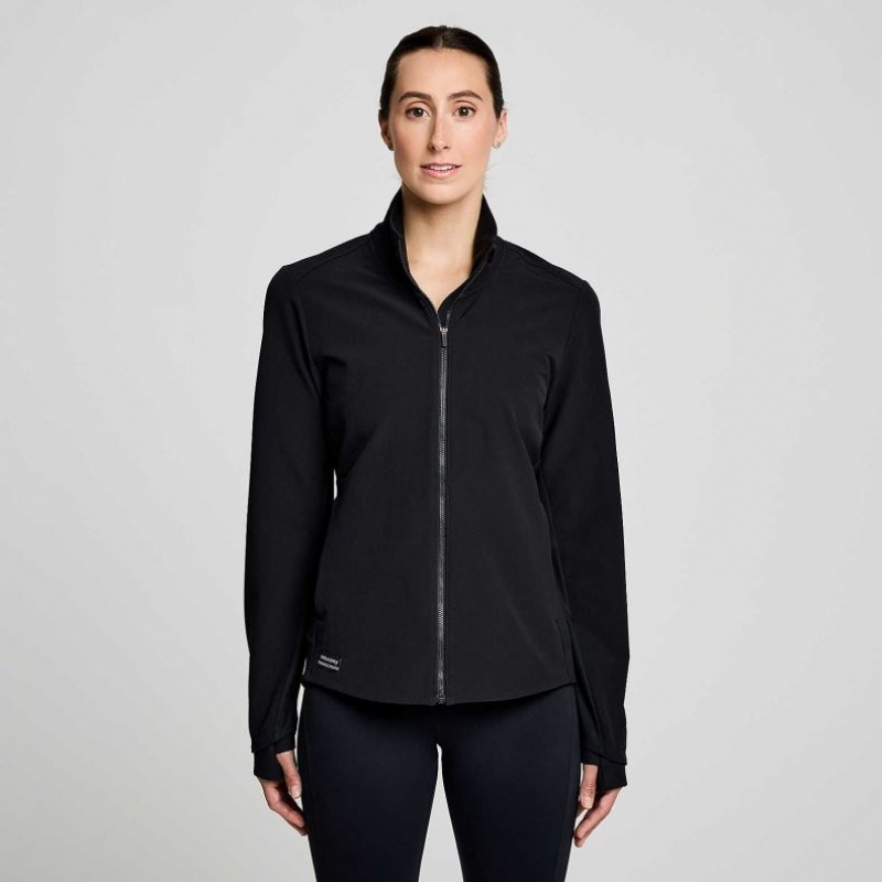 Saucony Triumph Women\'s Jacket Black | KSA TVAFX