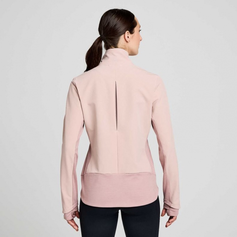 Saucony Triumph Women's Jacket Pink | Riyadh HQJKV