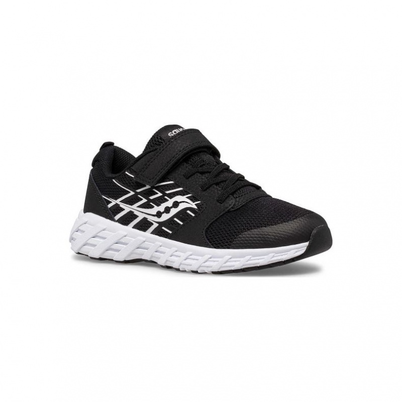 Saucony Wind 2.0 A/C Big Kids' Sneakers Black | Jeddah FCPQX