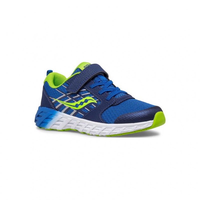 Saucony Wind 2.0 A/C Big Kids' Sneakers Blue | Riyadh DLXYB