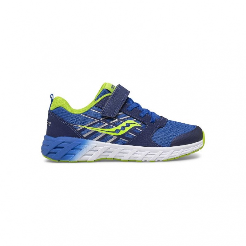 Saucony Wind 2.0 A/C Big Kids\' Sneakers Blue | Riyadh DLXYB