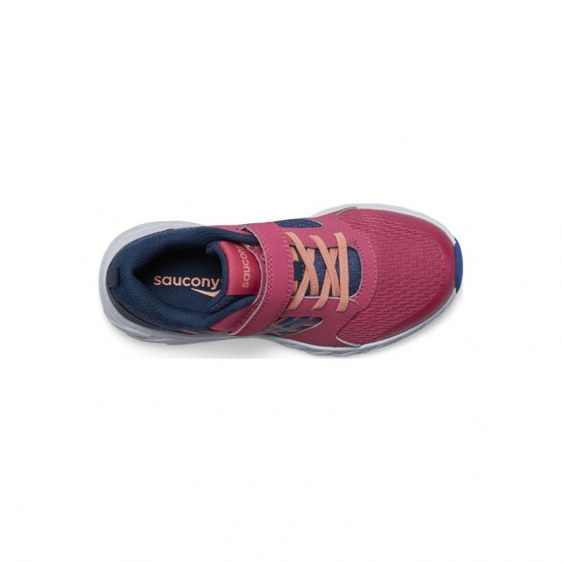 Saucony Wind 2.0 A/C Big Kids' Sneakers Navy / Red | Jeddah VMBCK