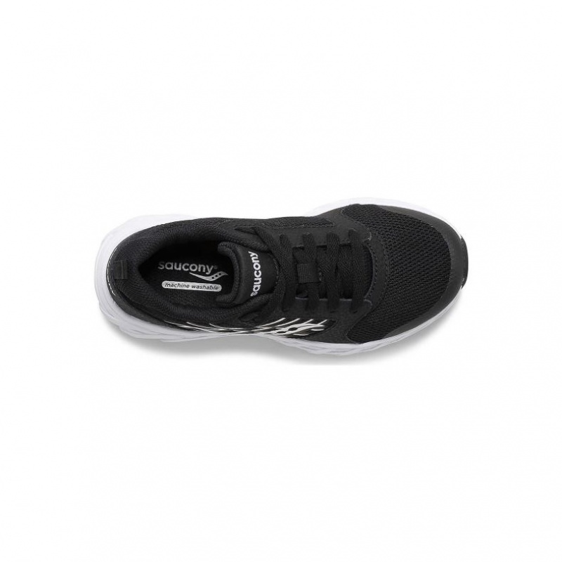 Saucony Wind 2.0 Lace Big Kids' Sneakers Black | KSA NHWSB